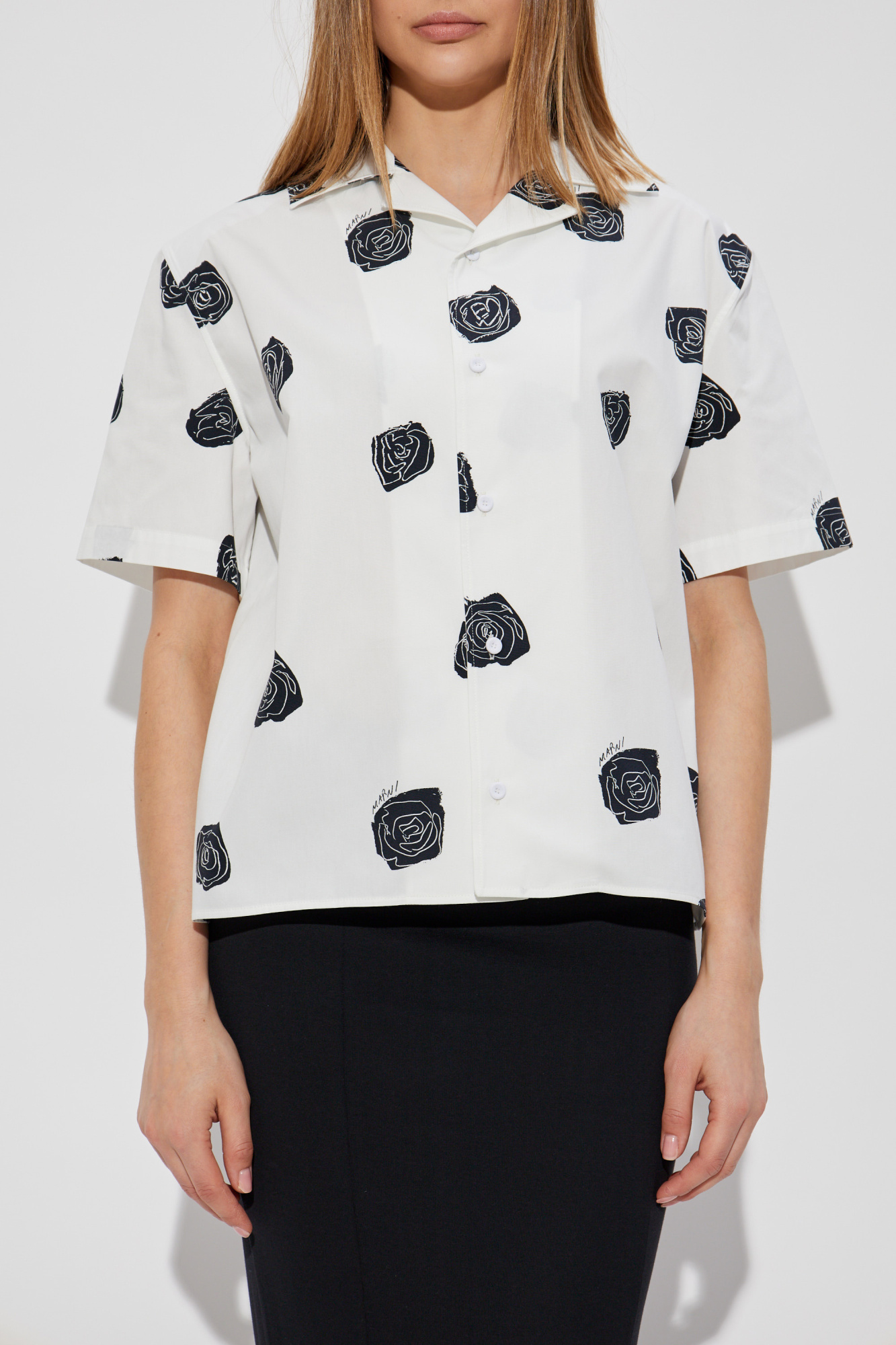 Tシャツ・カットソー MARNI Women Tunic Tops CAMA0619S0U TC22300W01 WHITE Tシャツ・カットソー MARNI Women Tunic Tops CAMA0619S0U